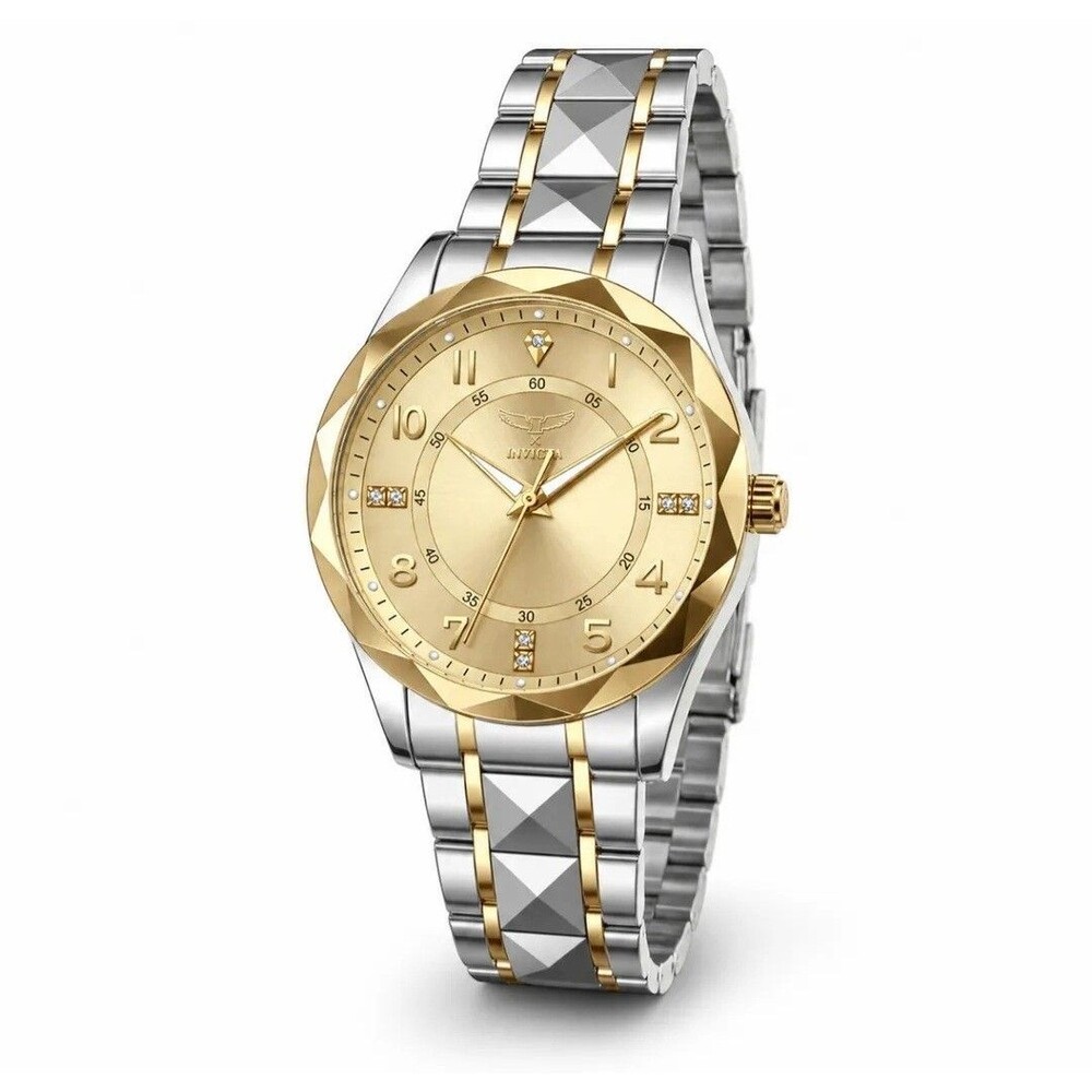 Invicta Specialty by Invicta Men's Watch 41mm Two Tone Gold Steel 69022 New